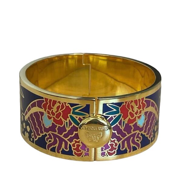 Johnny Was / Dragon Hinged Bracelet / Boho Bangle Bracelet - Picture 2 of 6